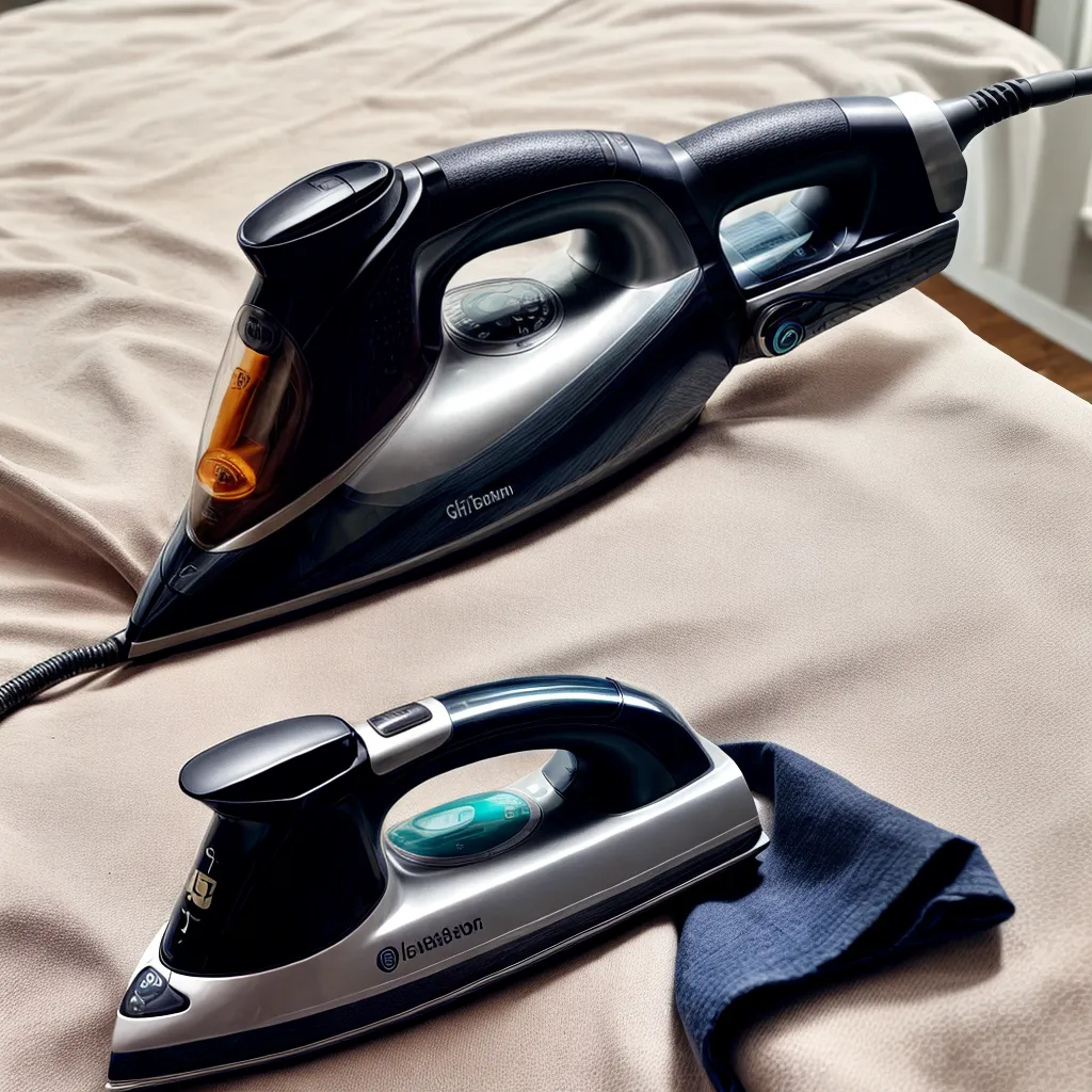 passar roupa ferro vapor