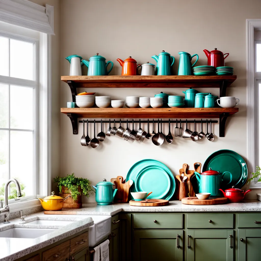 cozinha rustica panelas ceramicas coloridas 2