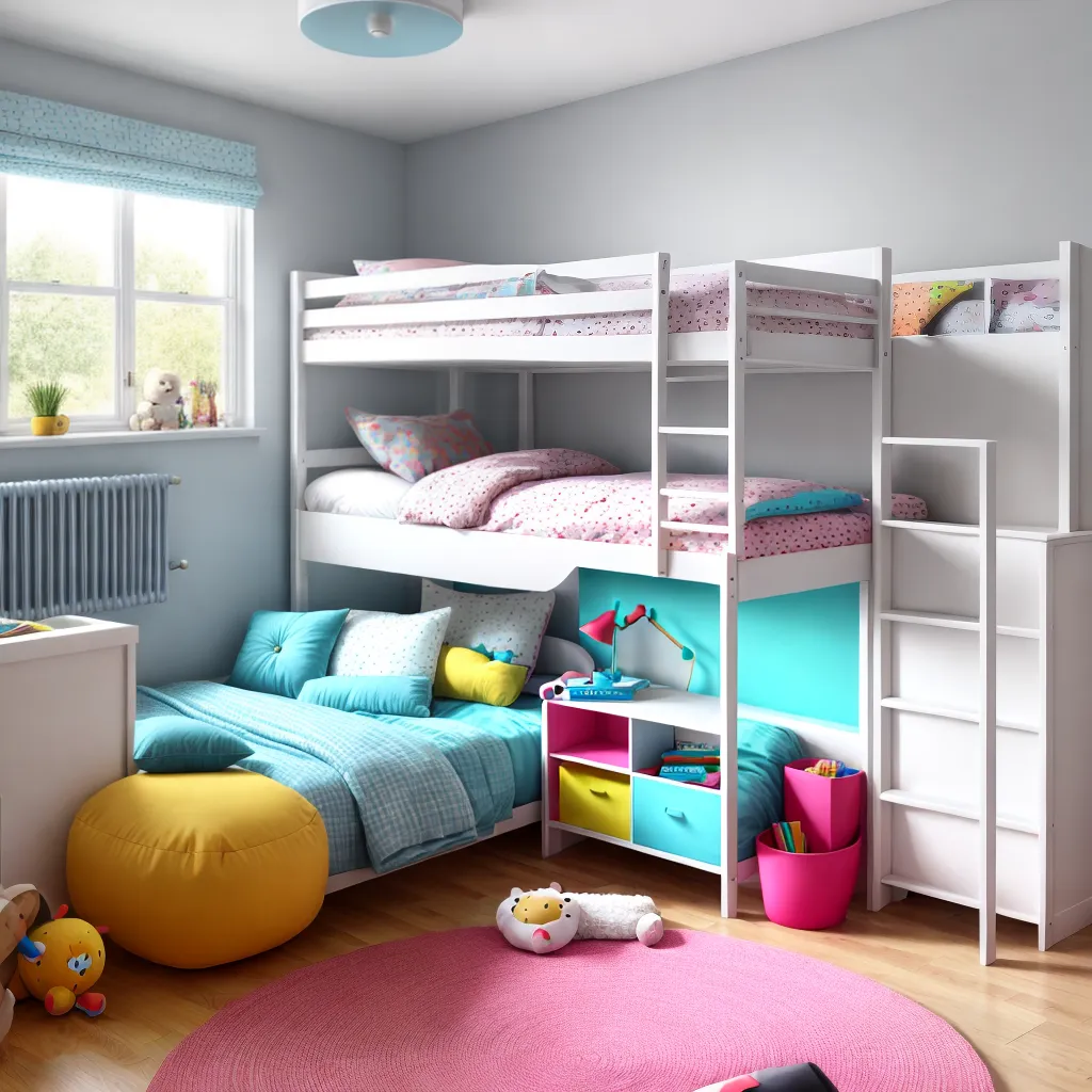 quarto infantil colorido seguro brinquedos