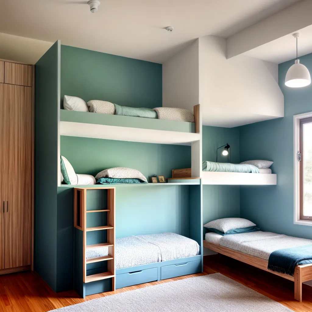 quarto organizado bicama espaco
