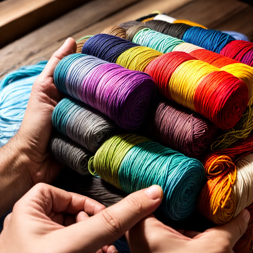 tear artesanal yarn colorido tear artesanal yarn colorido