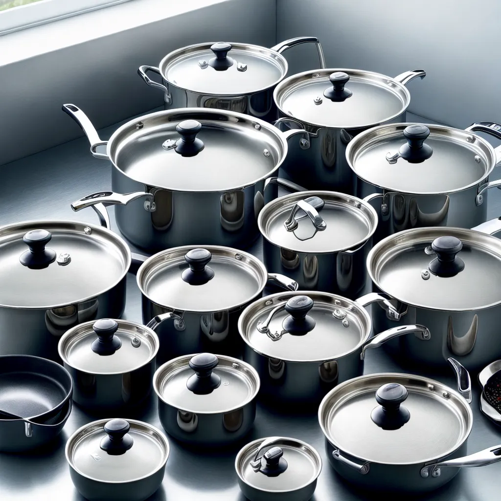 panelas aco inox selecao cozinha