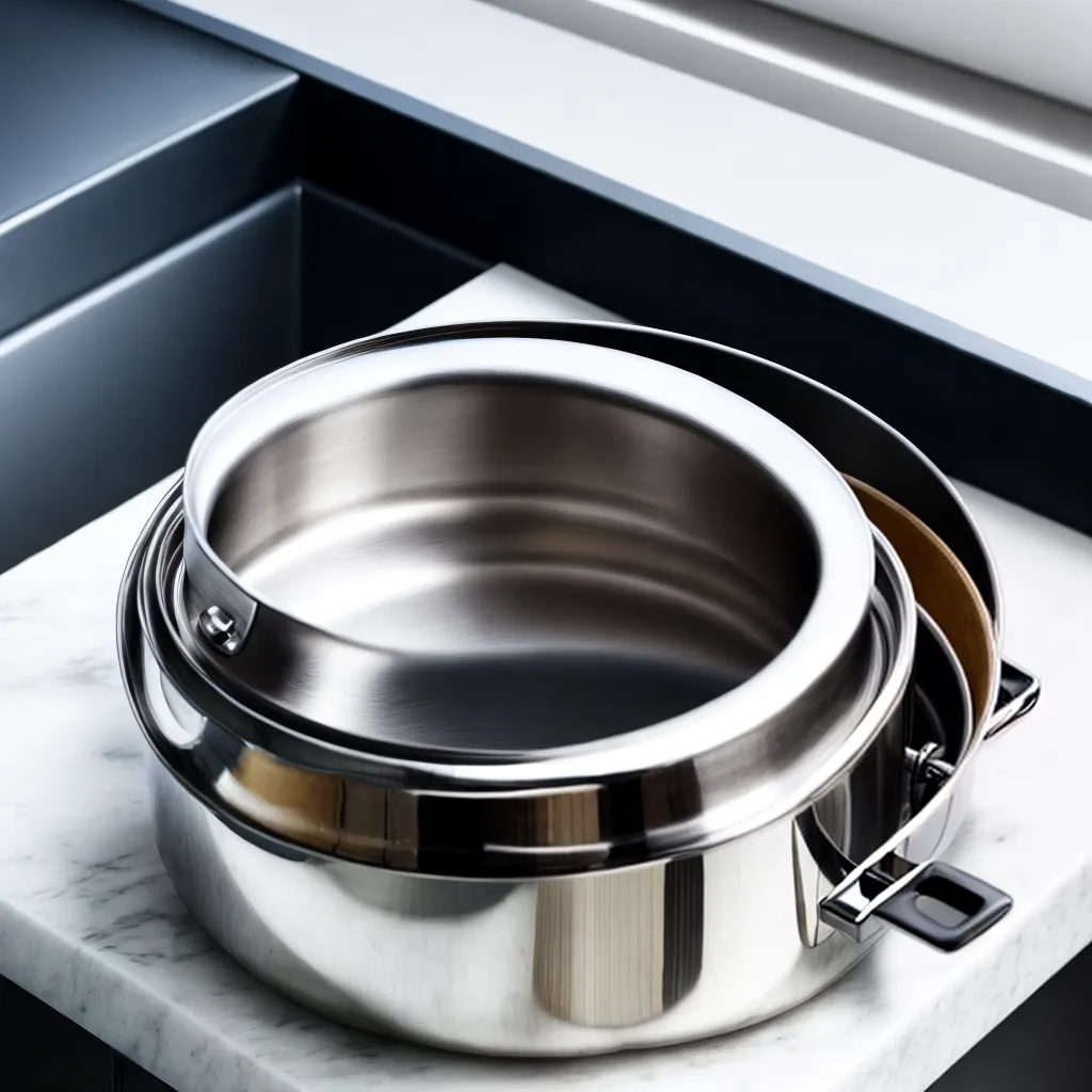 panela aco inox minimalista cozinha