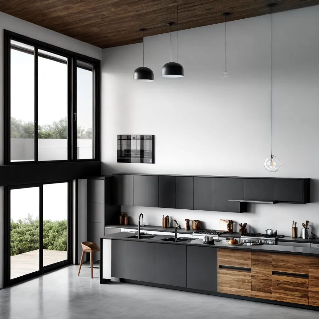 cozinha moderna panelas aco inox 12