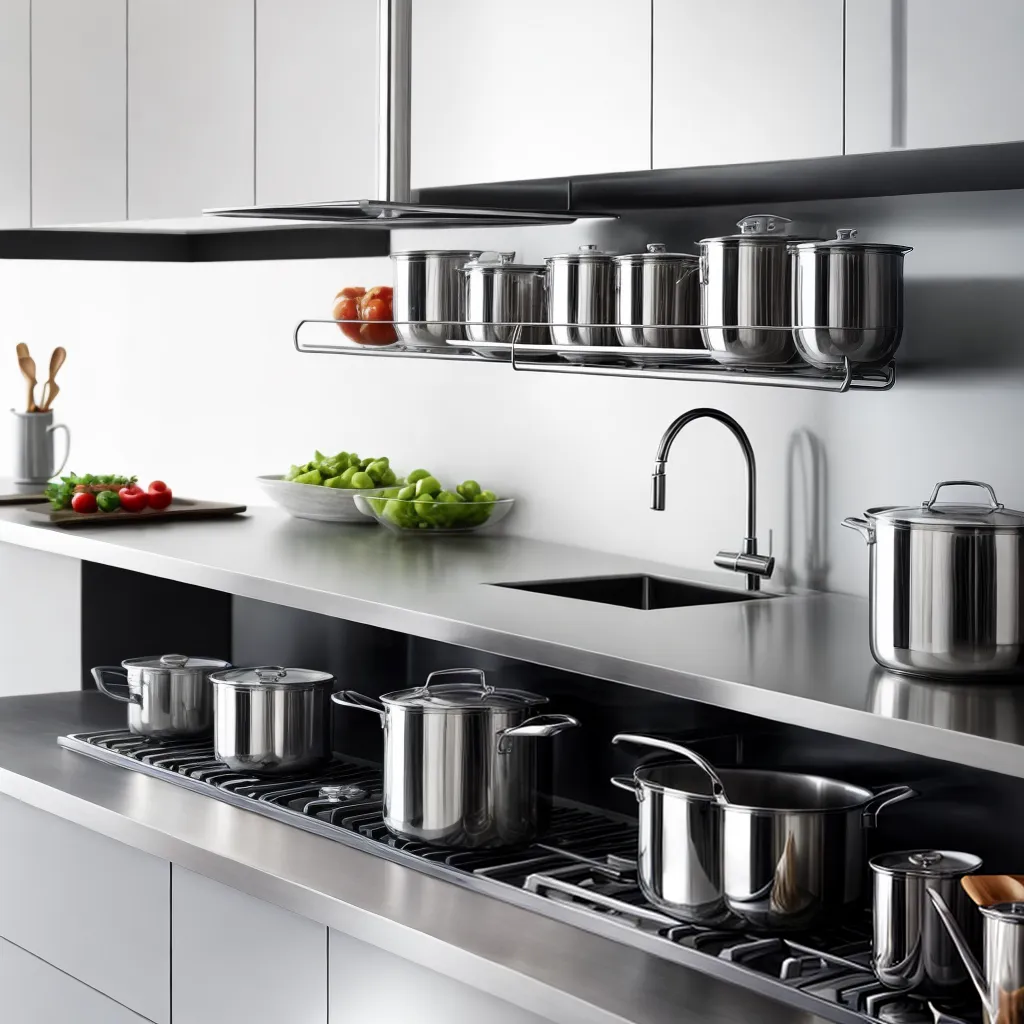 cozinha moderna suporte aco
