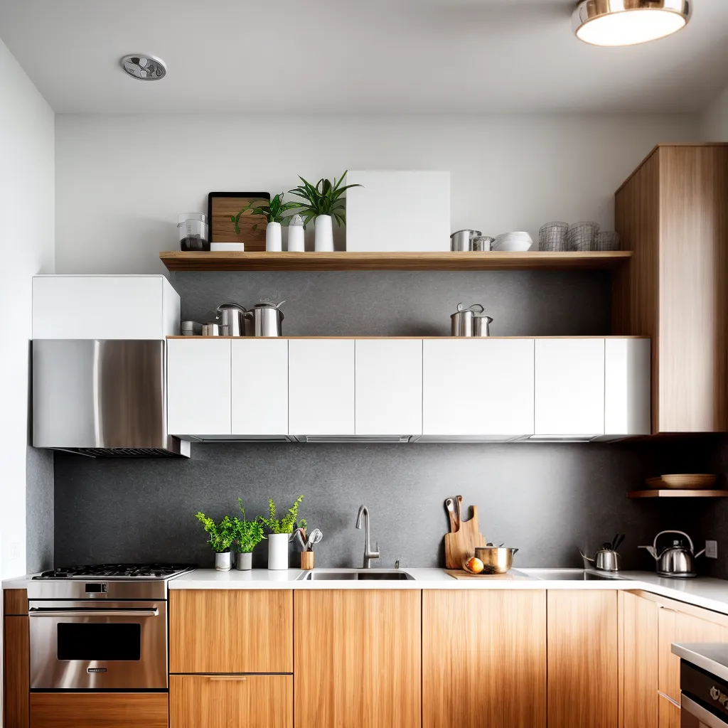 cozinha moderna suporte aco inox 1