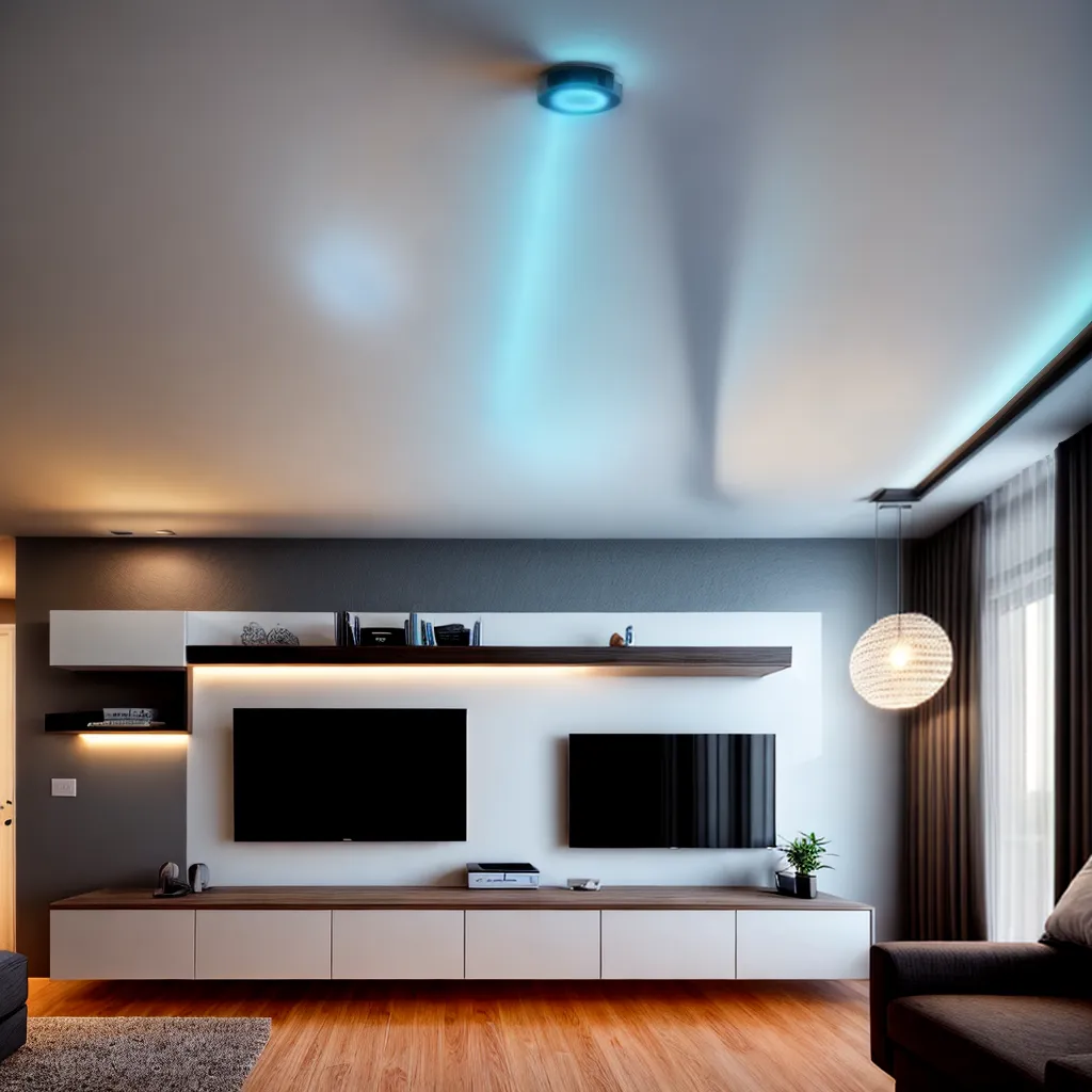 sala estar led ambiente futurista sala estar led ambiente futurista