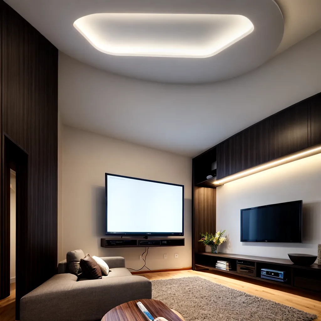 sala estar moderna iluminacao ambiente 1