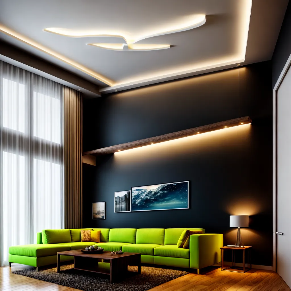 sala estar led ambiente acolhedor 6