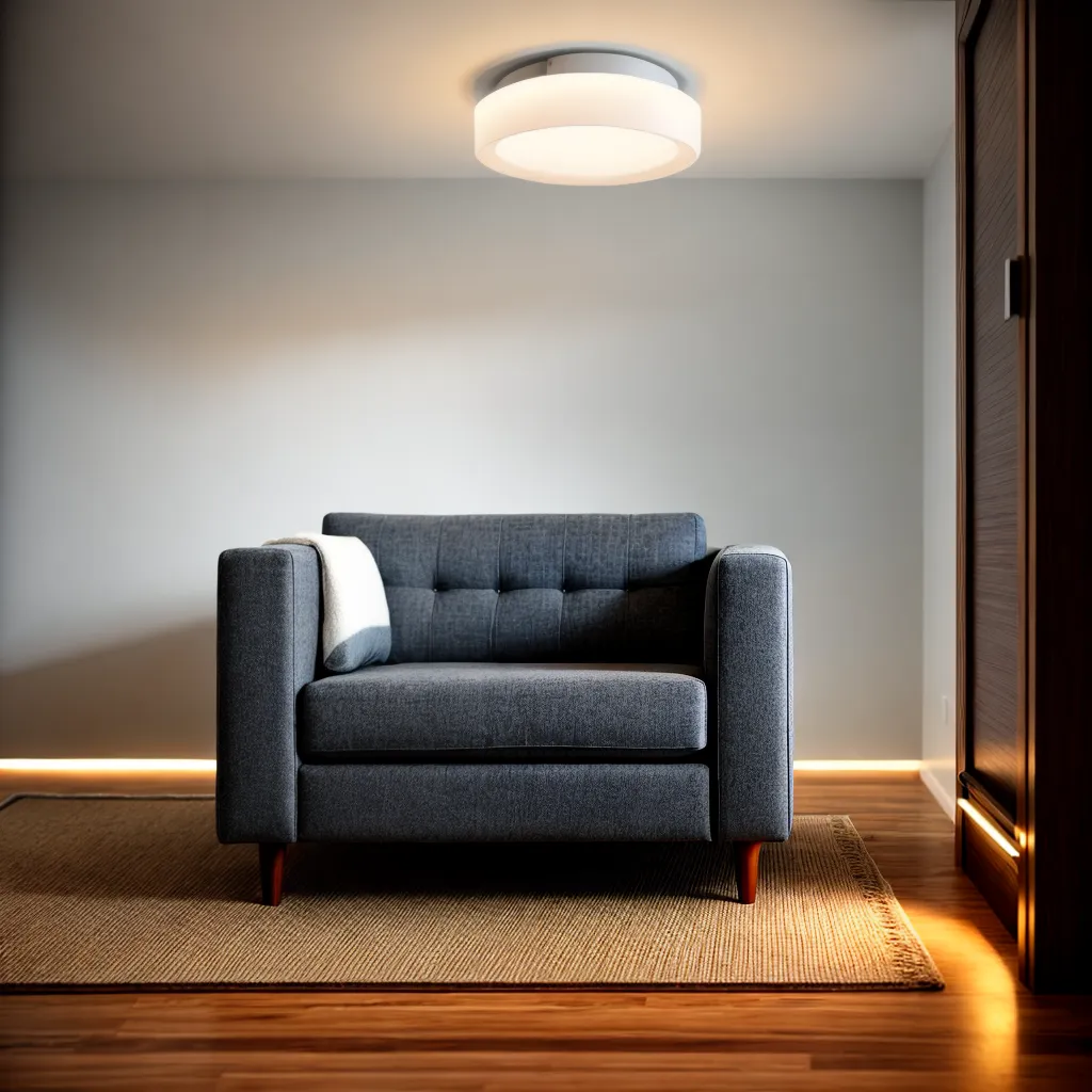 sala decorada led sustentavel