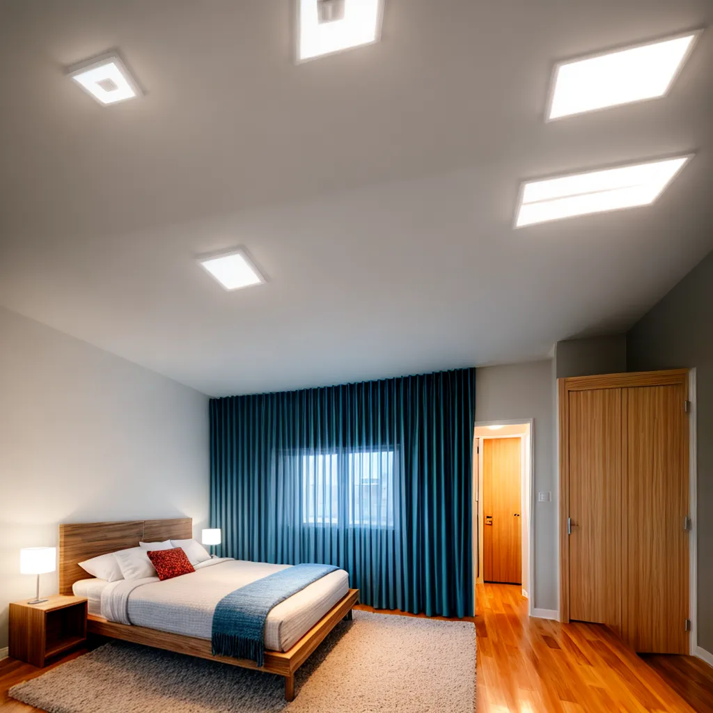 casa leds ambientes sala cozinha quarto 1