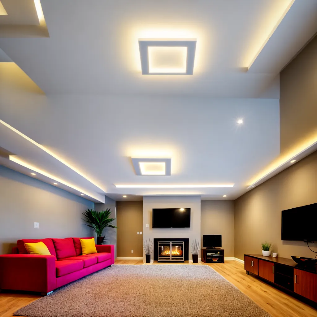 sala iluminada led ambiente acolhedor 1