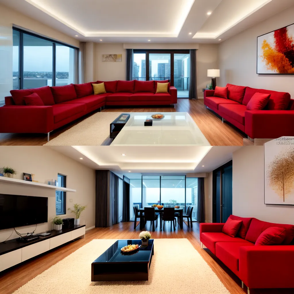 sala iluminada led moderna sala iluminada led moderna