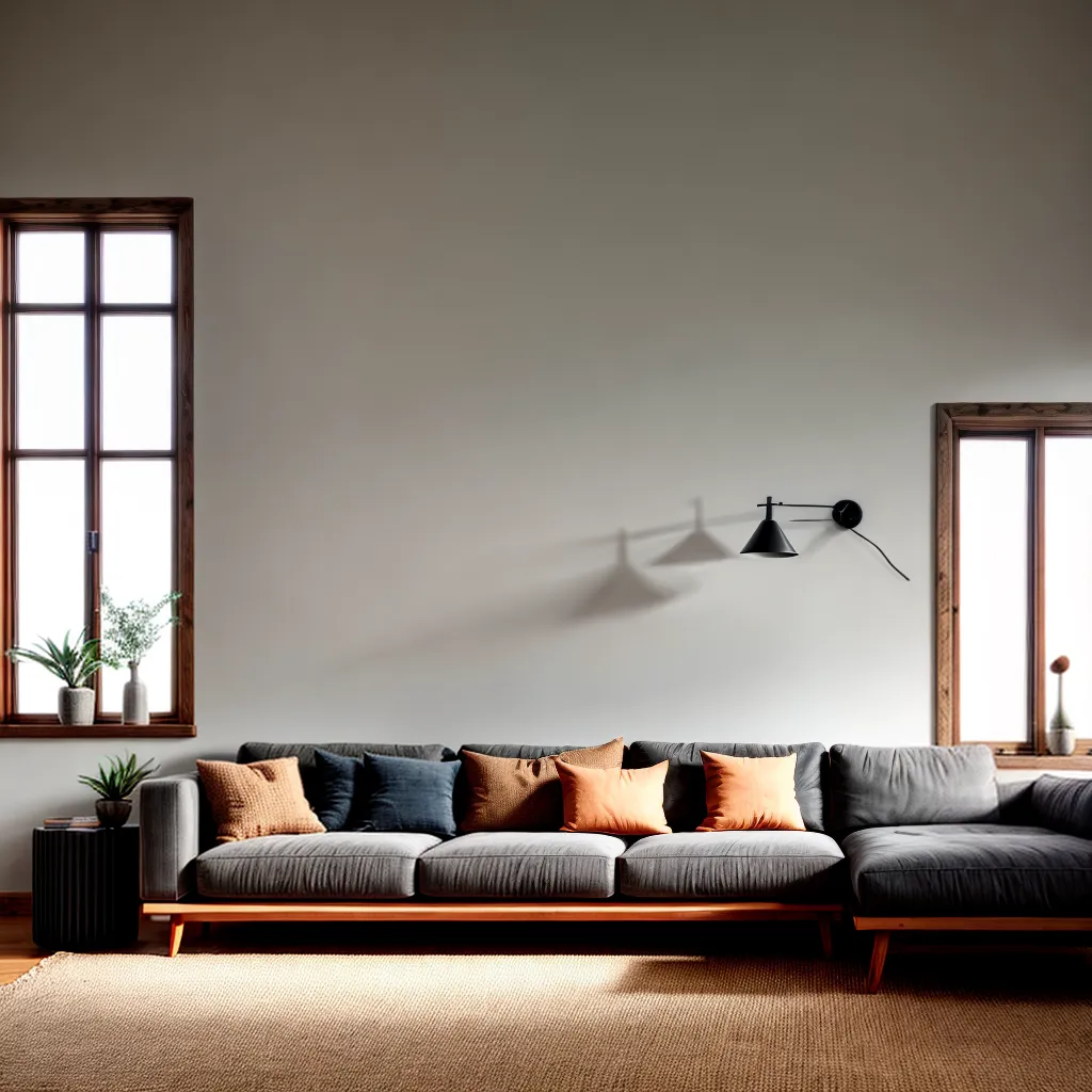 sala acochegante painel madeira sofa bege sala acochegante painel madeira sofa bege