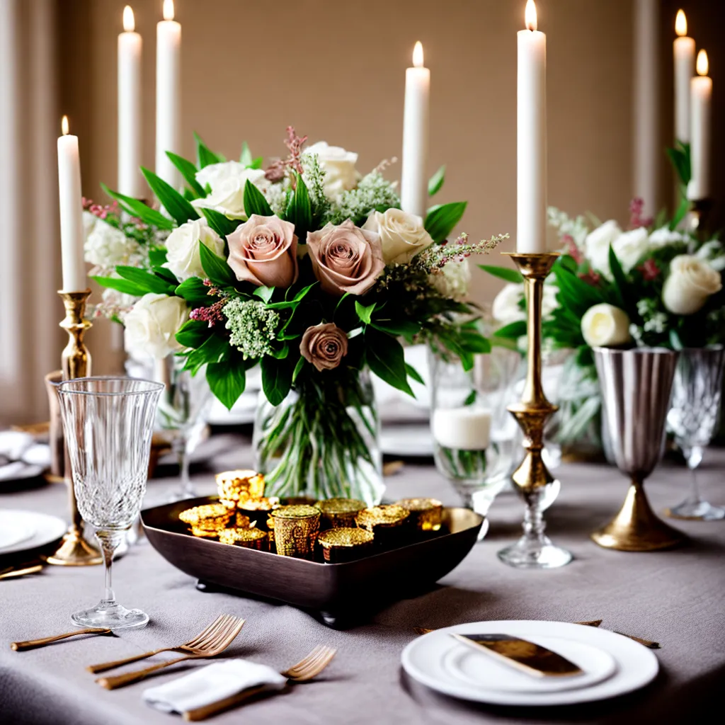mesa elegante candlesticks cristal flores ouro mesa elegante candlesticks cristal flores ouro