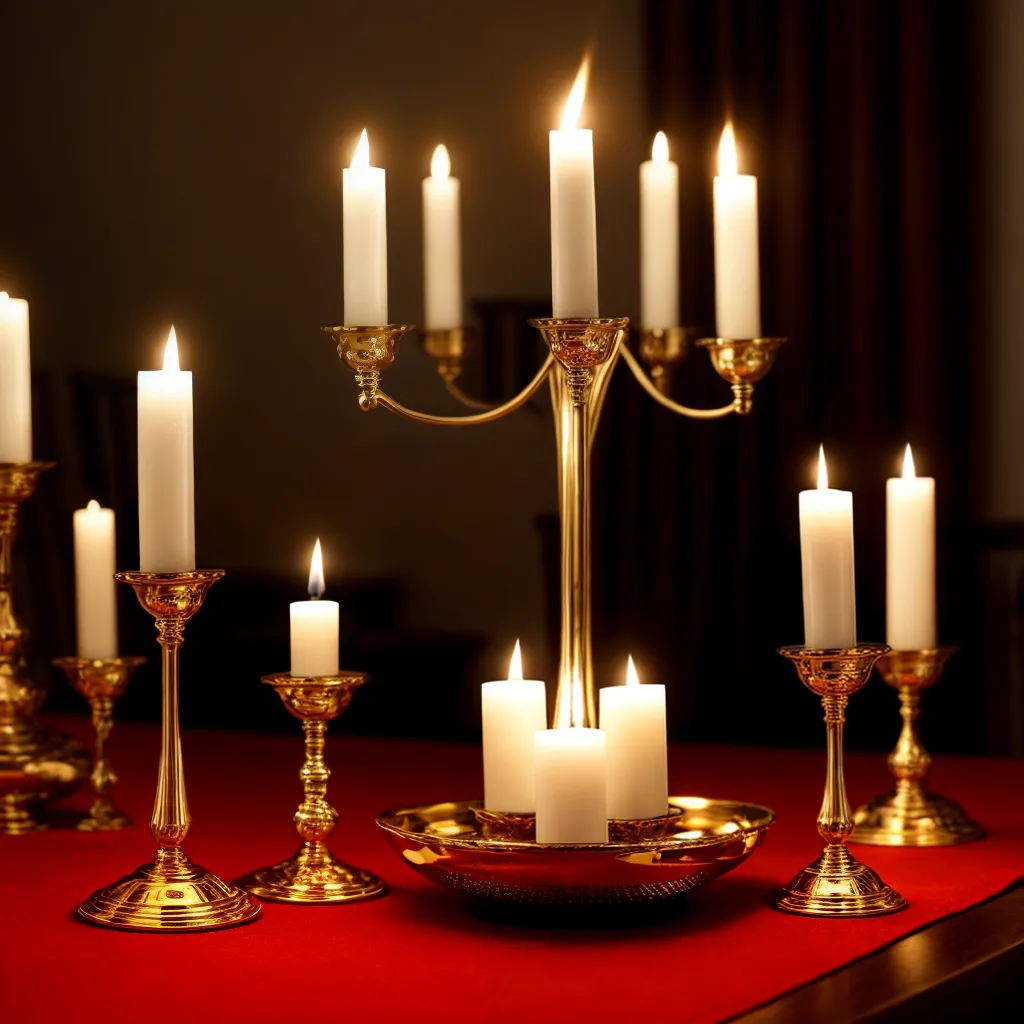 mesa jantar iluminada velas elegantes mesa jantar iluminada velas elegantes