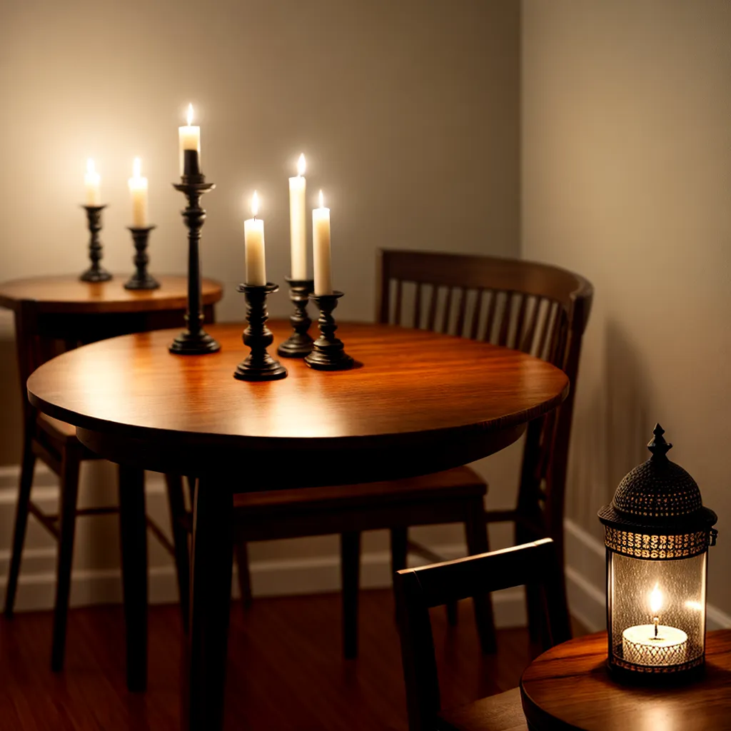 mesa jantar romantica luz velas mesa jantar romantica luz velas
