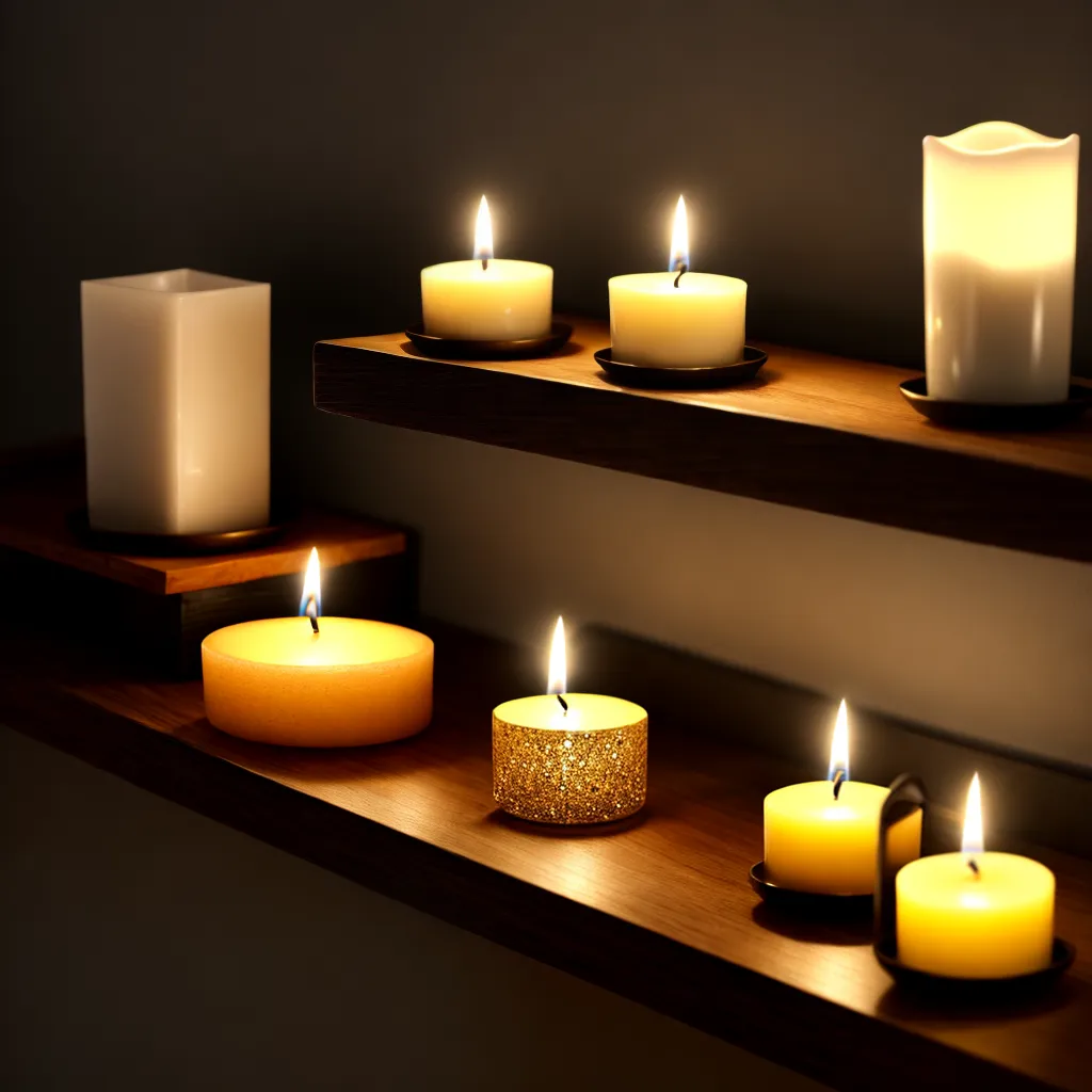 porta velas variedade cristal madeira
