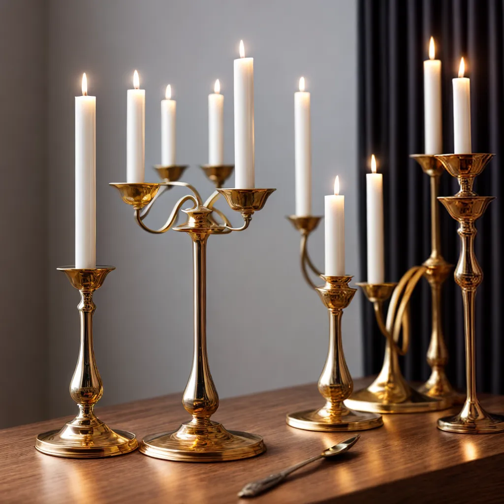 mesa jantar candelabros varios estilos