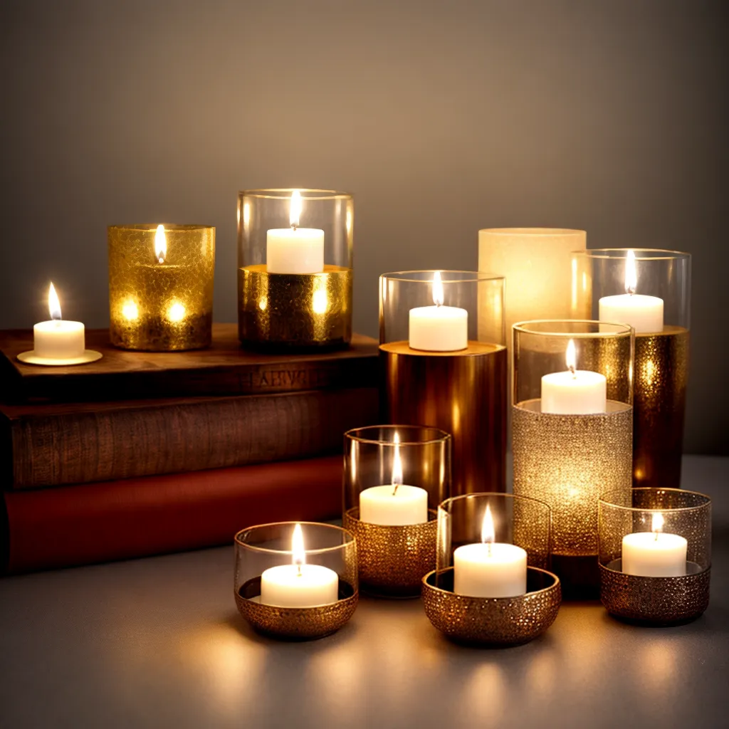 mesa decorada porta velas variedades