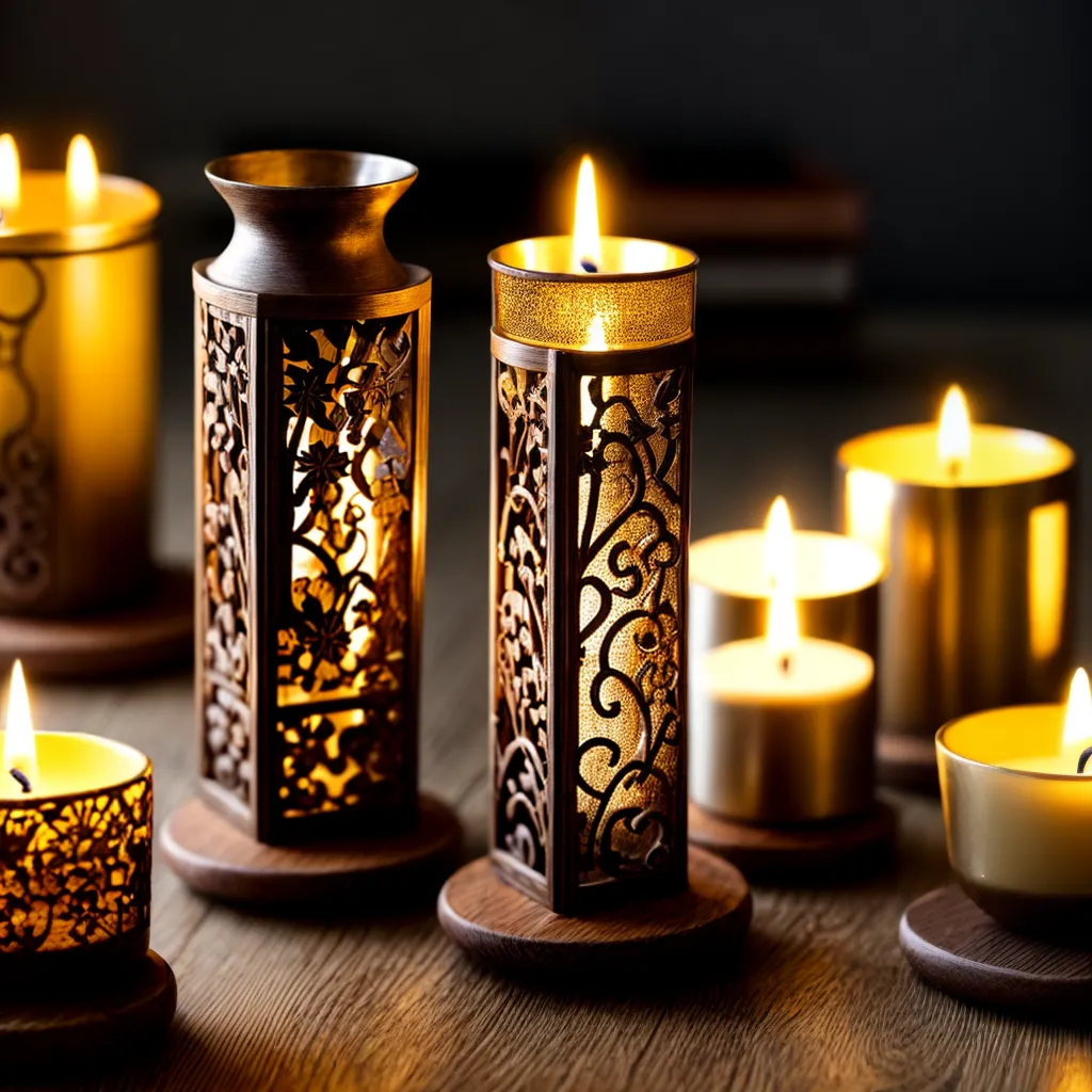 porta velas artesanal reciclado criativo