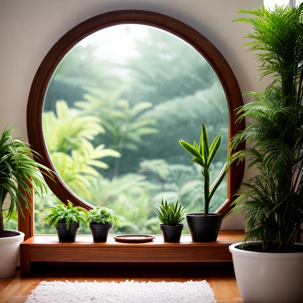 sala decorada espelho madeira plantas sala decorada espelho madeira plantas