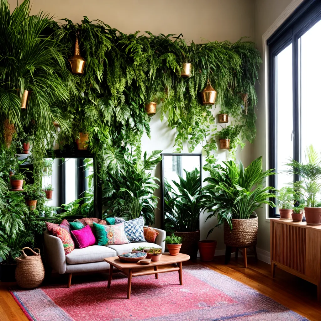 sala boho chic espelho organico sala boho chic espelho organico