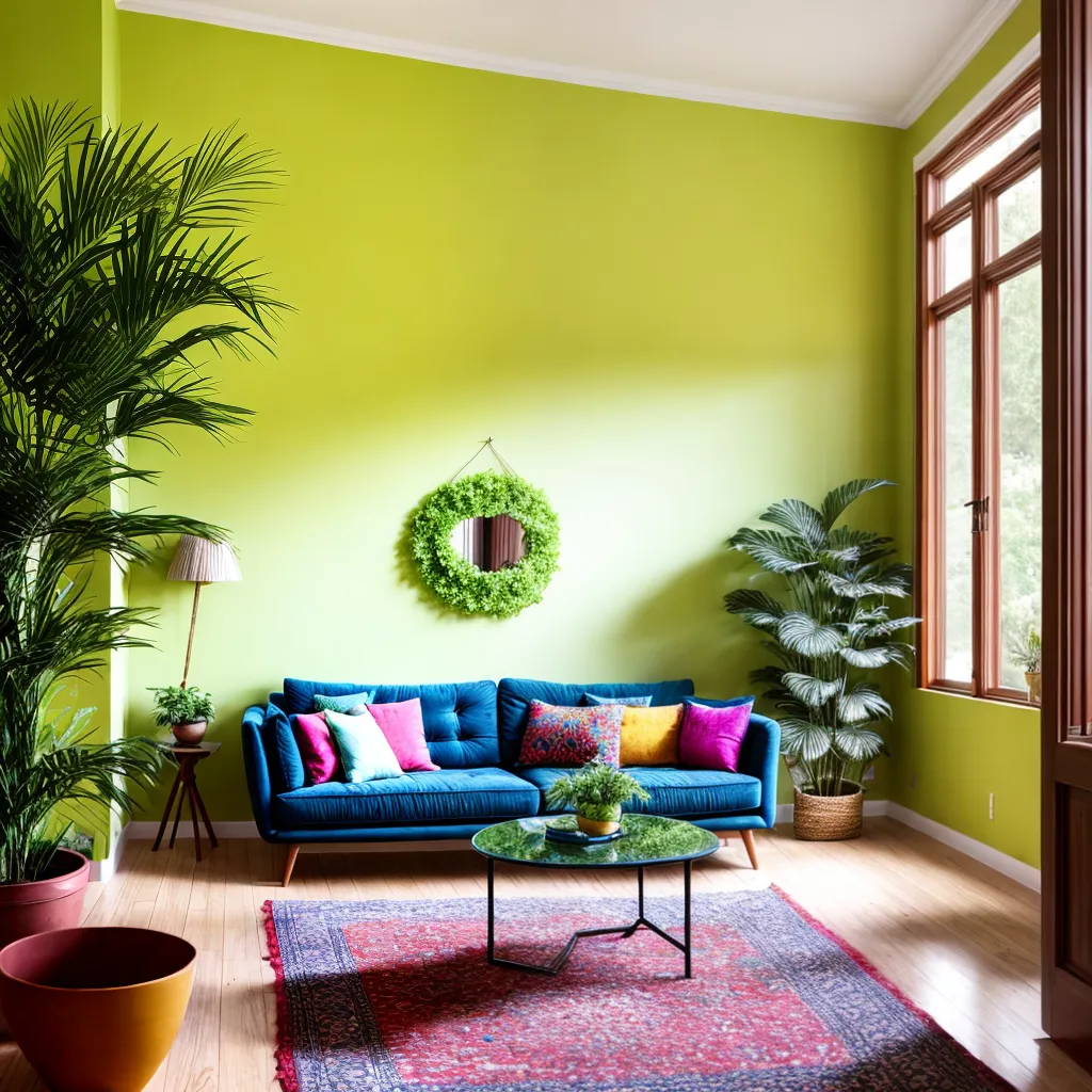 sala boho chic espelho organico plantas sala boho chic espelho organico plantas