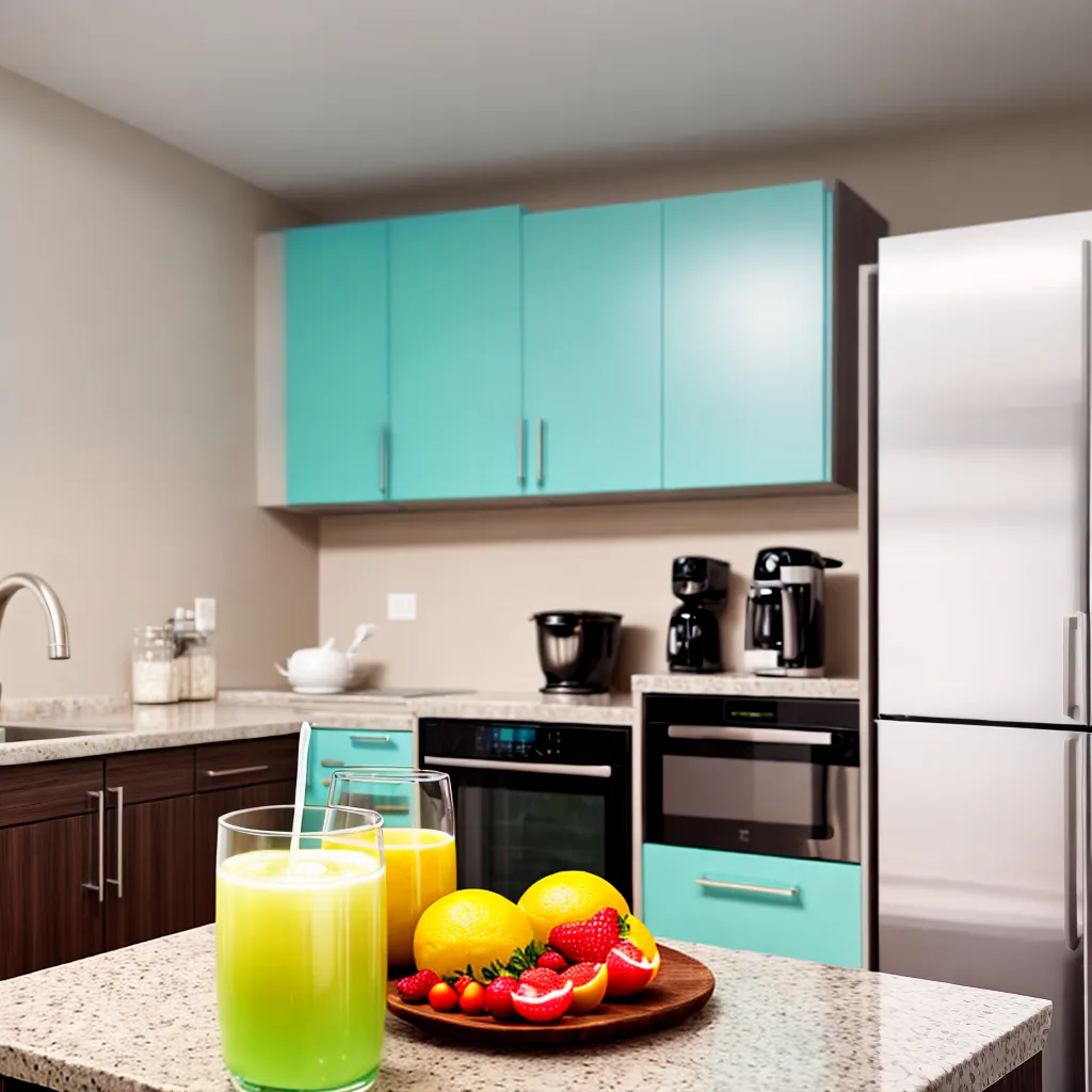 cozinha organizada gelagua frutas refrescantes