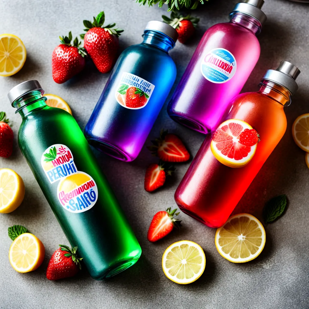 garrafa gelagua colorida frutas verao garrafa gelagua colorida frutas verao