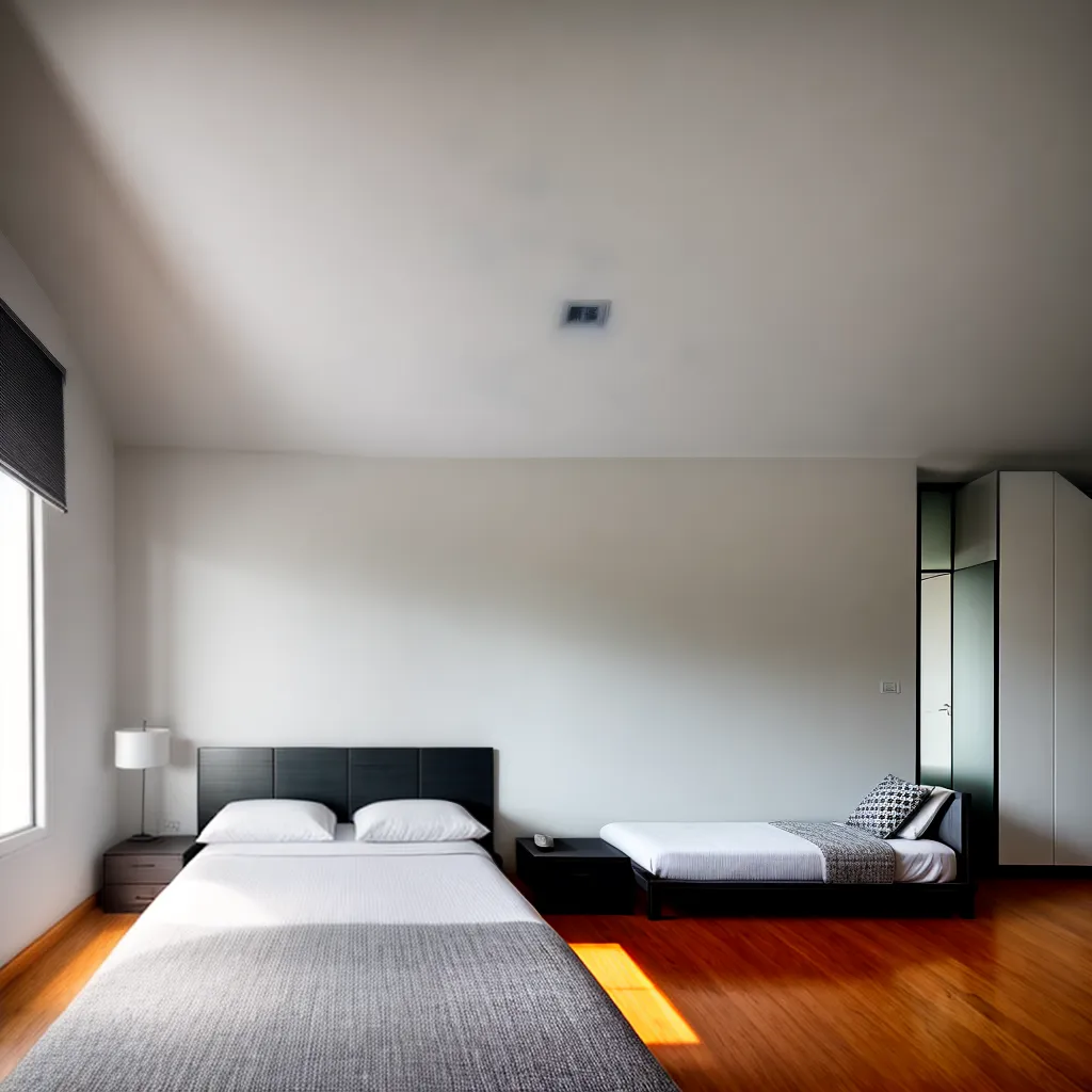 quarto casal porcelanato elegante 8