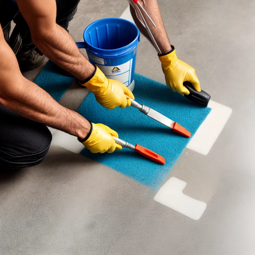 instalacao piso trabalhador trowel