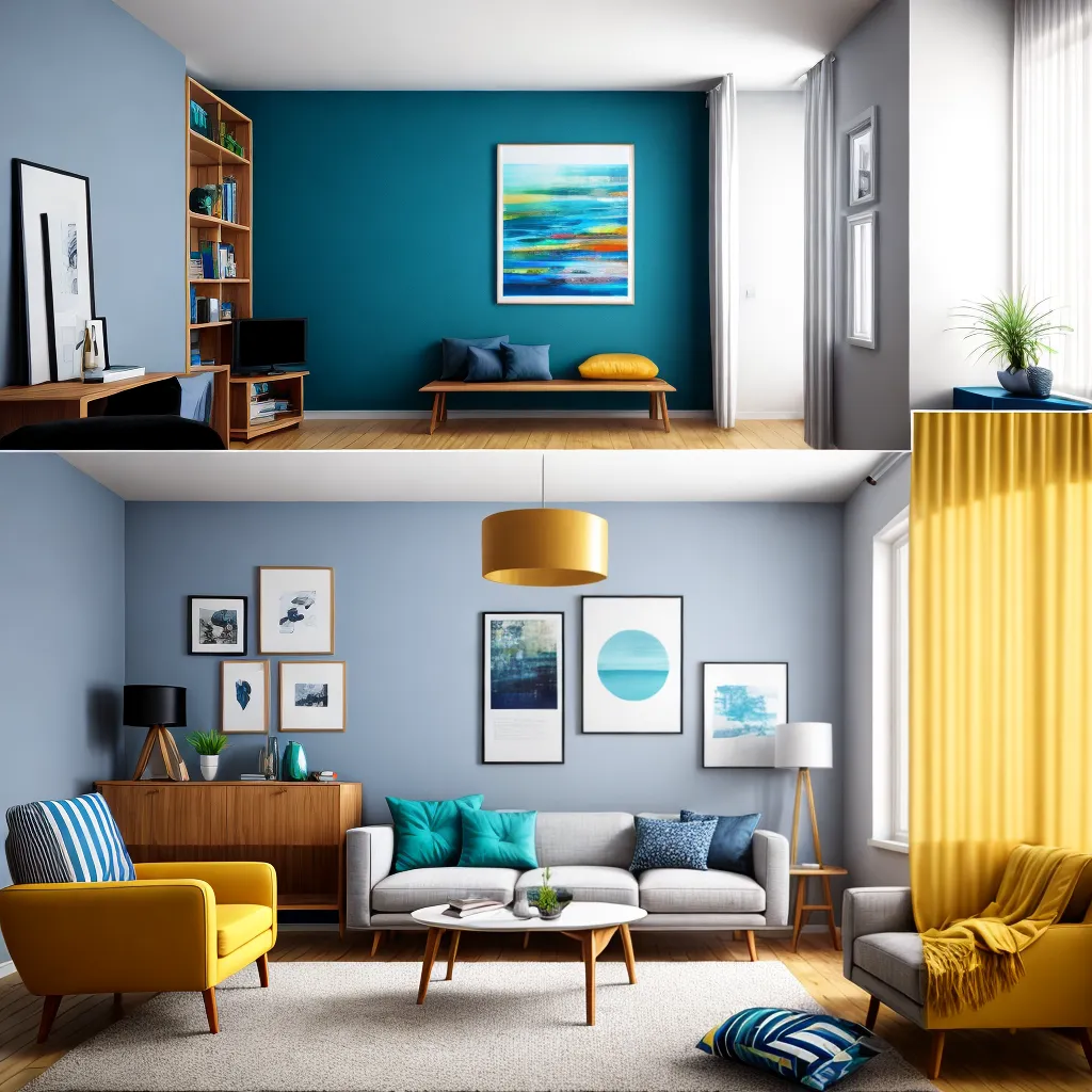 sala vibrante padroes cores