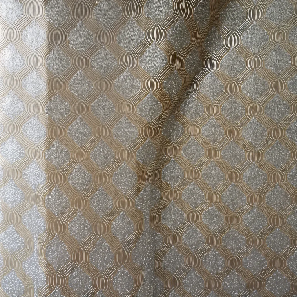 parede art deco ouro prata