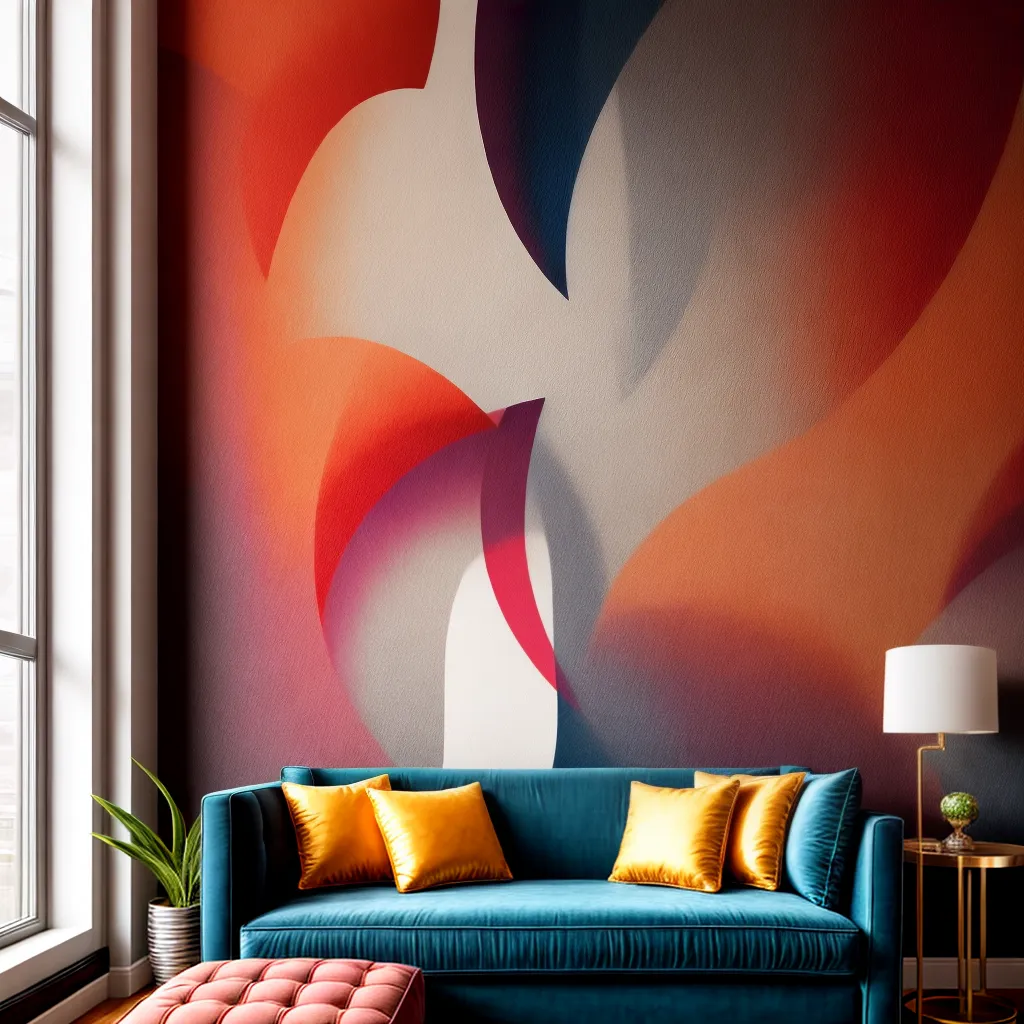 parede art deco luxo elegancia