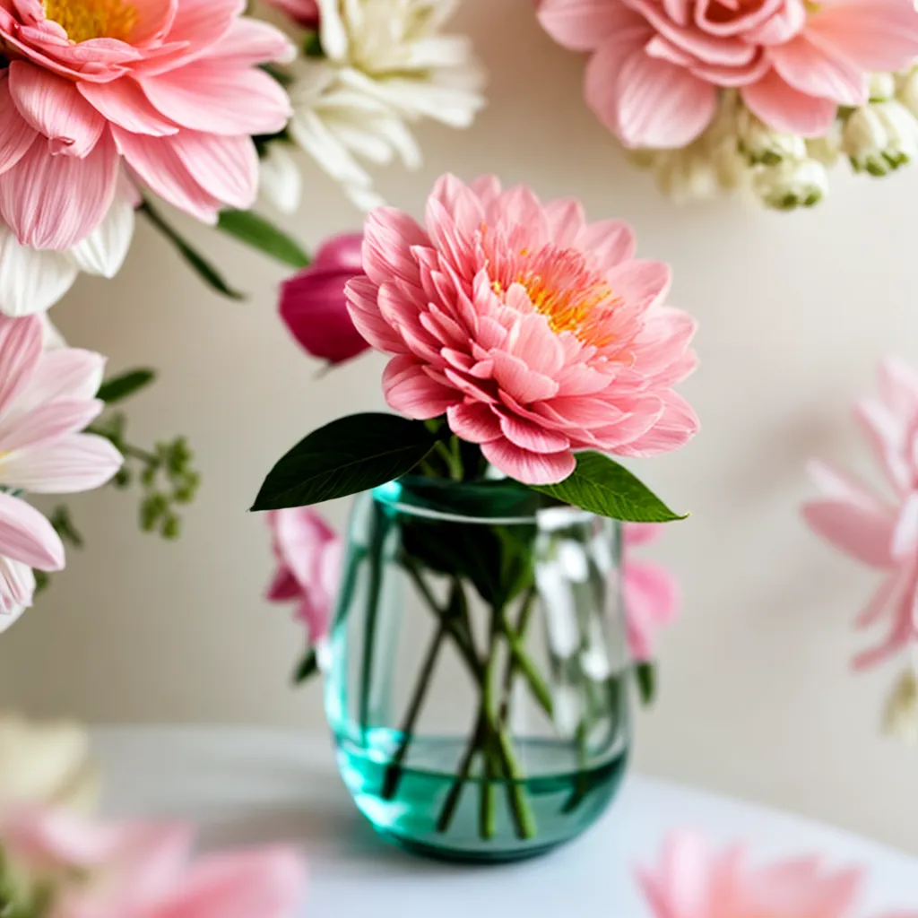 parede floral pastel elegante