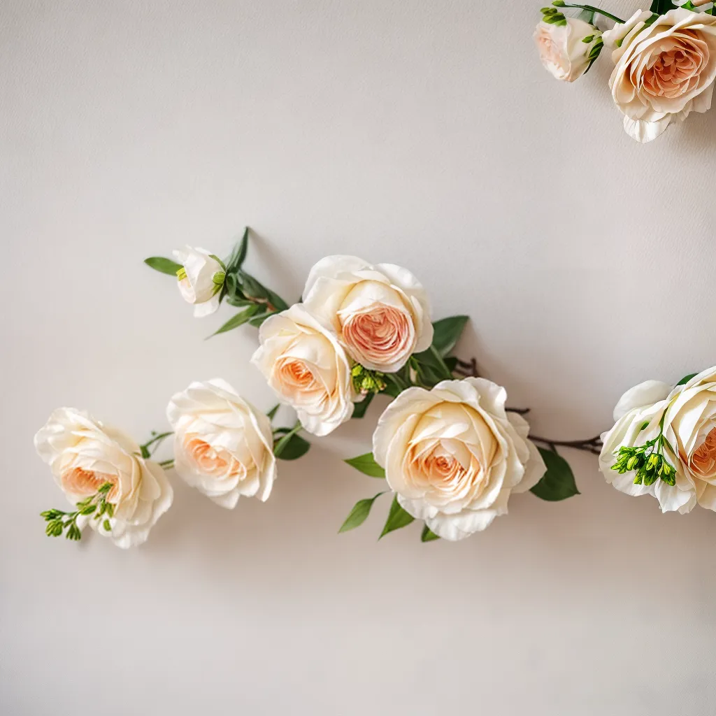 parede floral pastel romantico