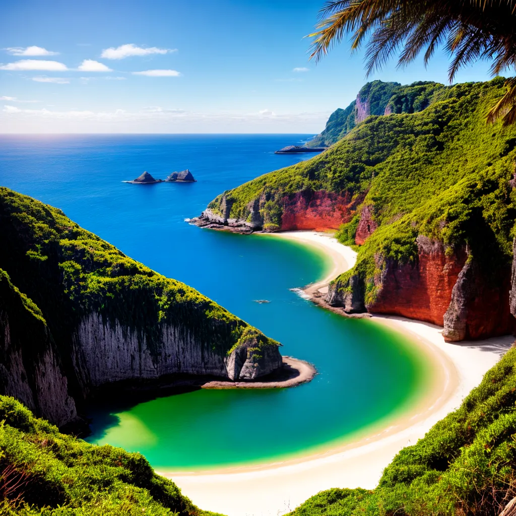 fotomural praia paradisiaca sala estar