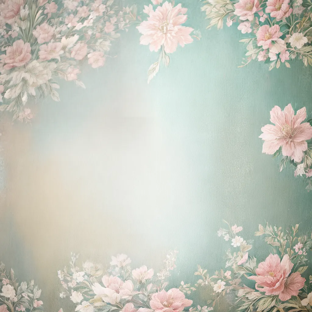papel de parede vintage floral desgastado