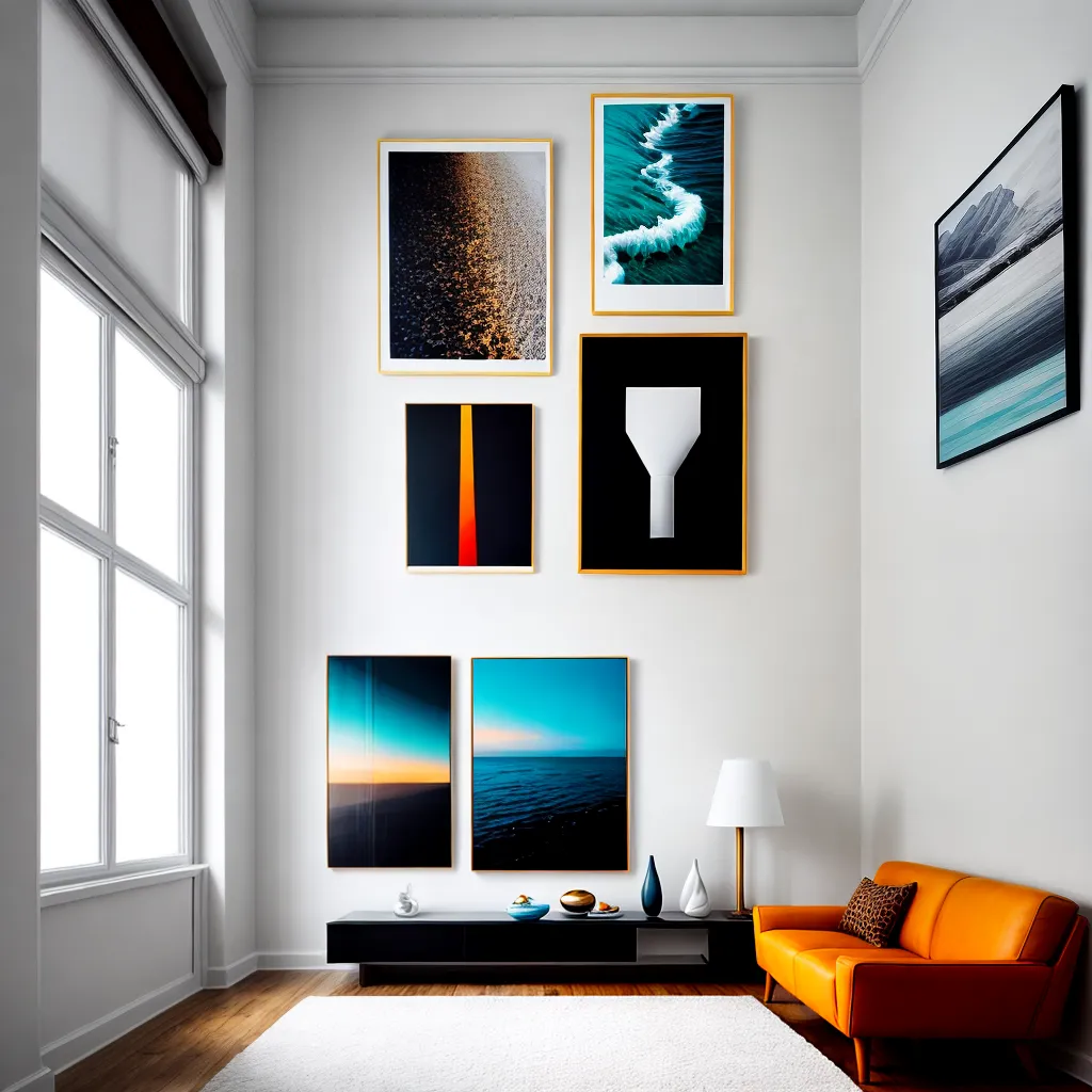 sala arte paredes brancas galeria