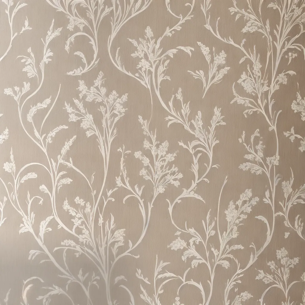 papel de parede classico floral elegante 1