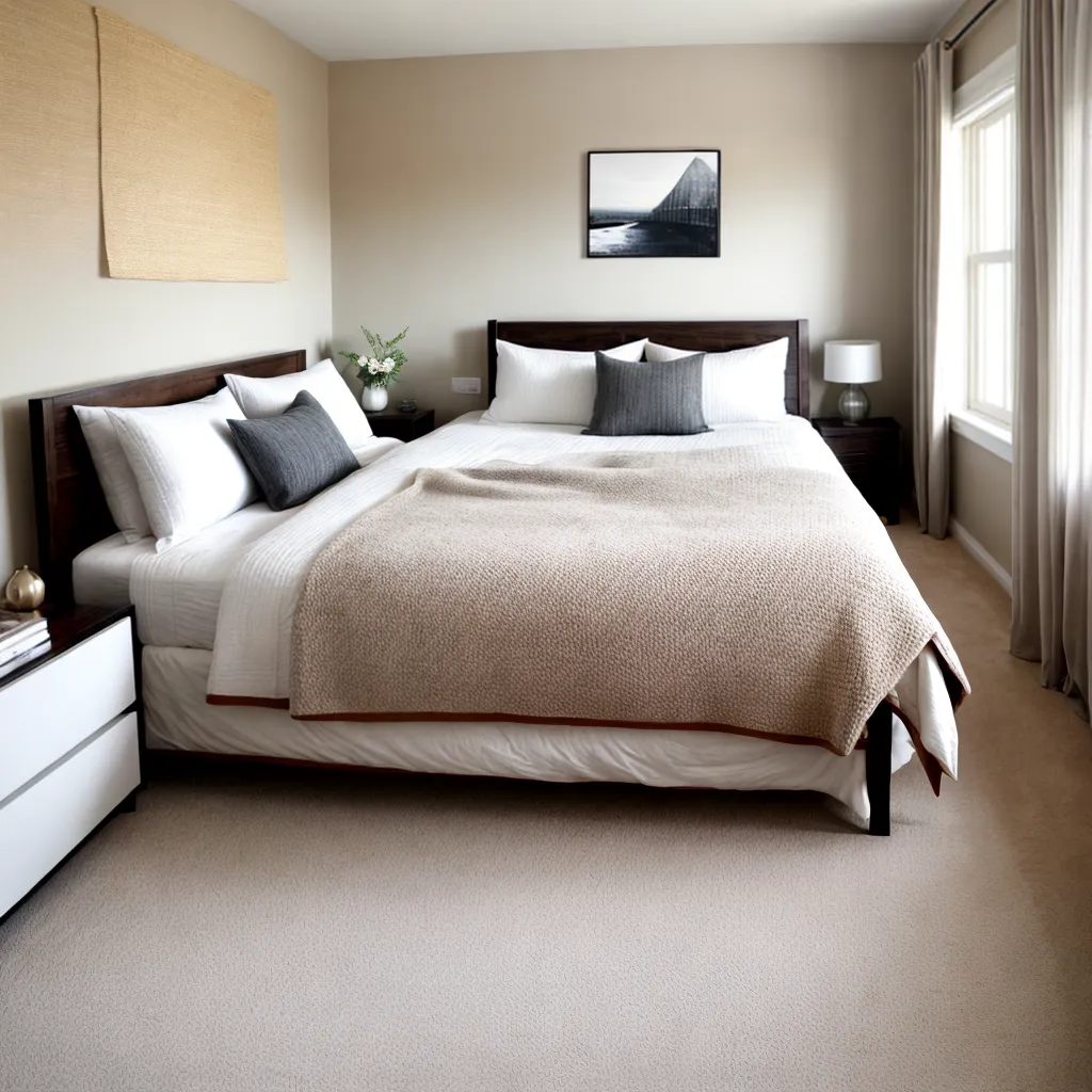 quarto acochoante papel de parede elegante