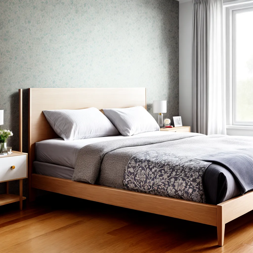 papel de parede estampado quarto