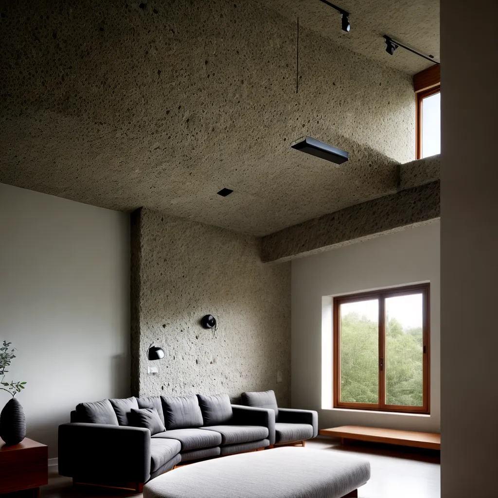 sala paz pedra veneer zen
