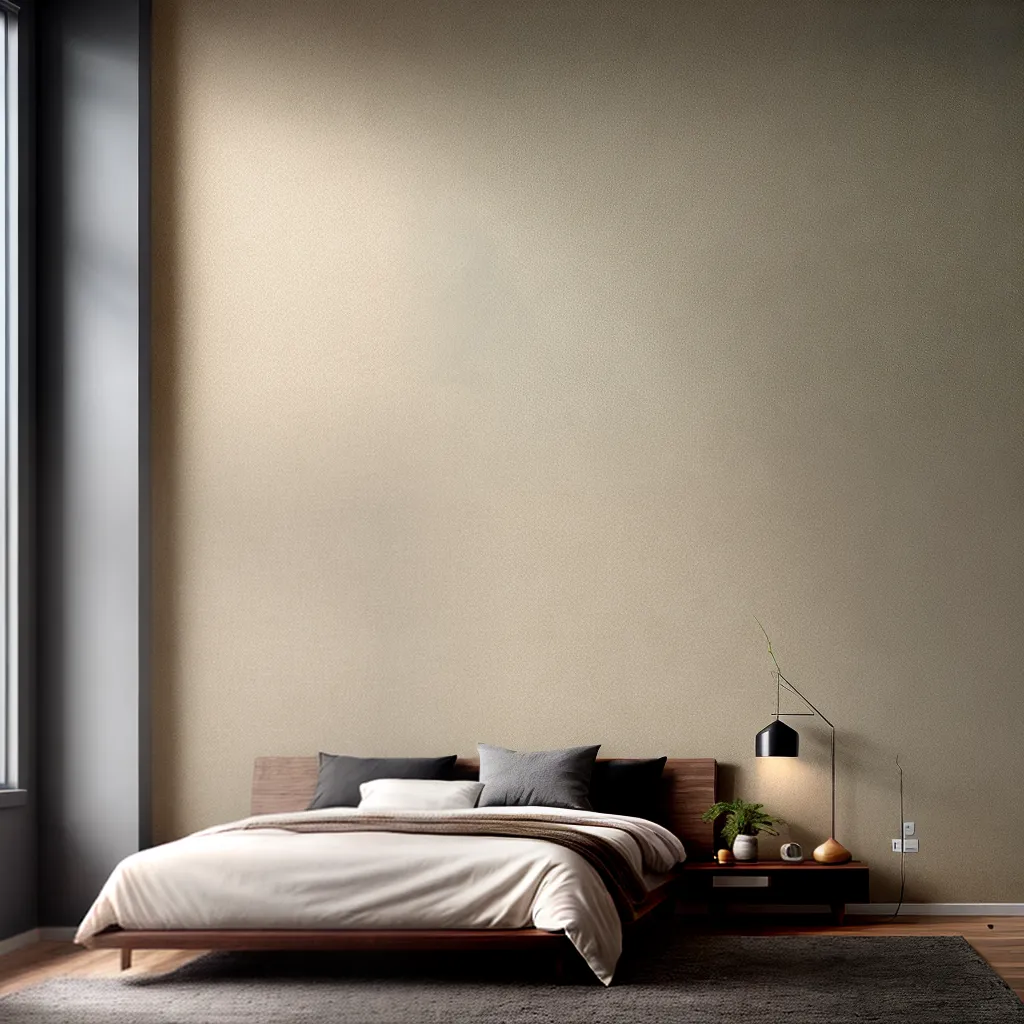 quarto minimalista paz texturas natureza