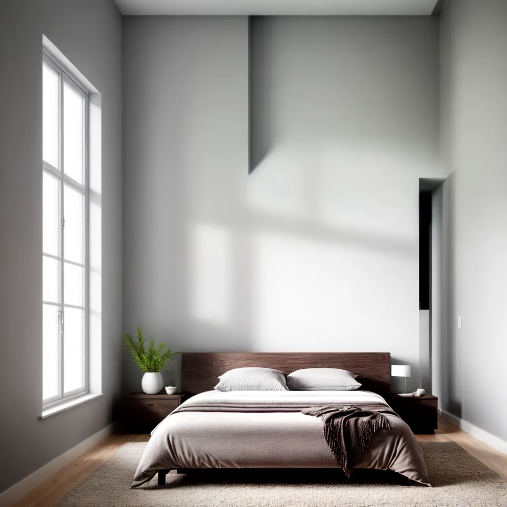 quarto minimalista paz natural sereno