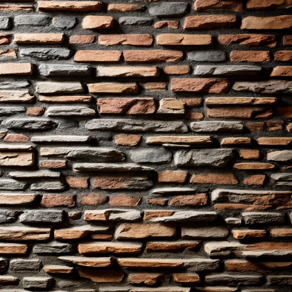 papel de parede tijolo rustico