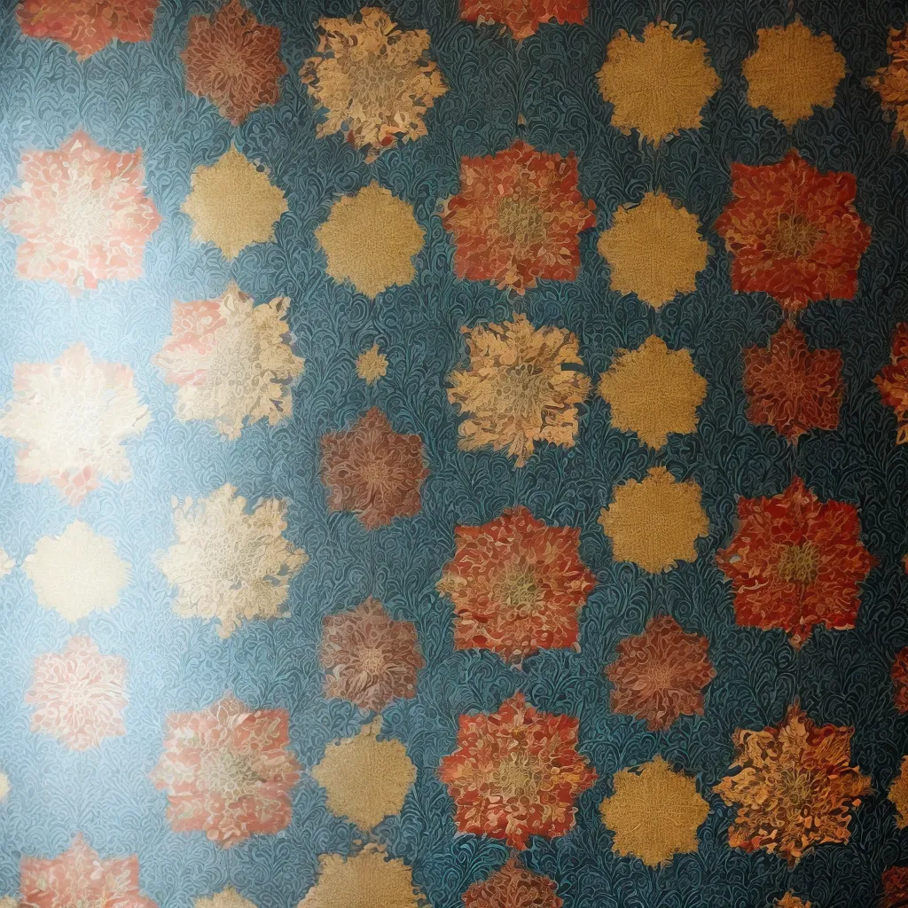 parede hidraulica padrao colorido
