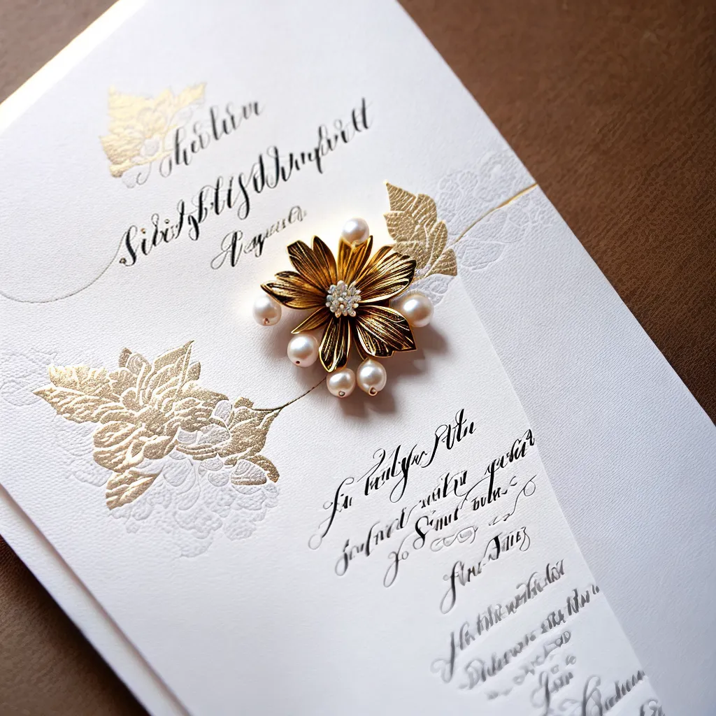 convite casamento calligrafia floral 1
