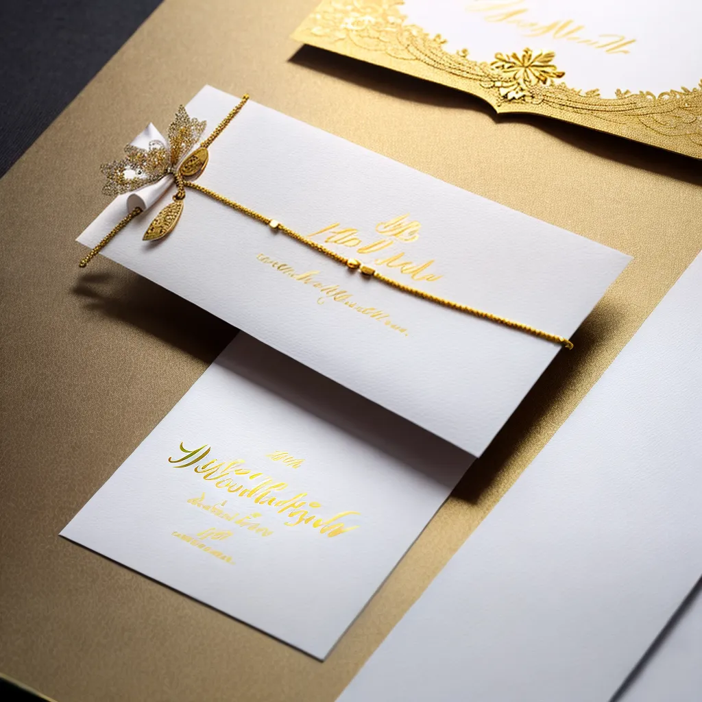 convite casamento calligrafia floral ouro 1